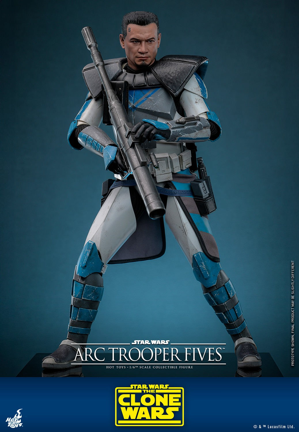 Hot Toys TMS132 Star Wars The Clone Wars [Arc Trooper Fives] 1/6 Scale Collectible Figure