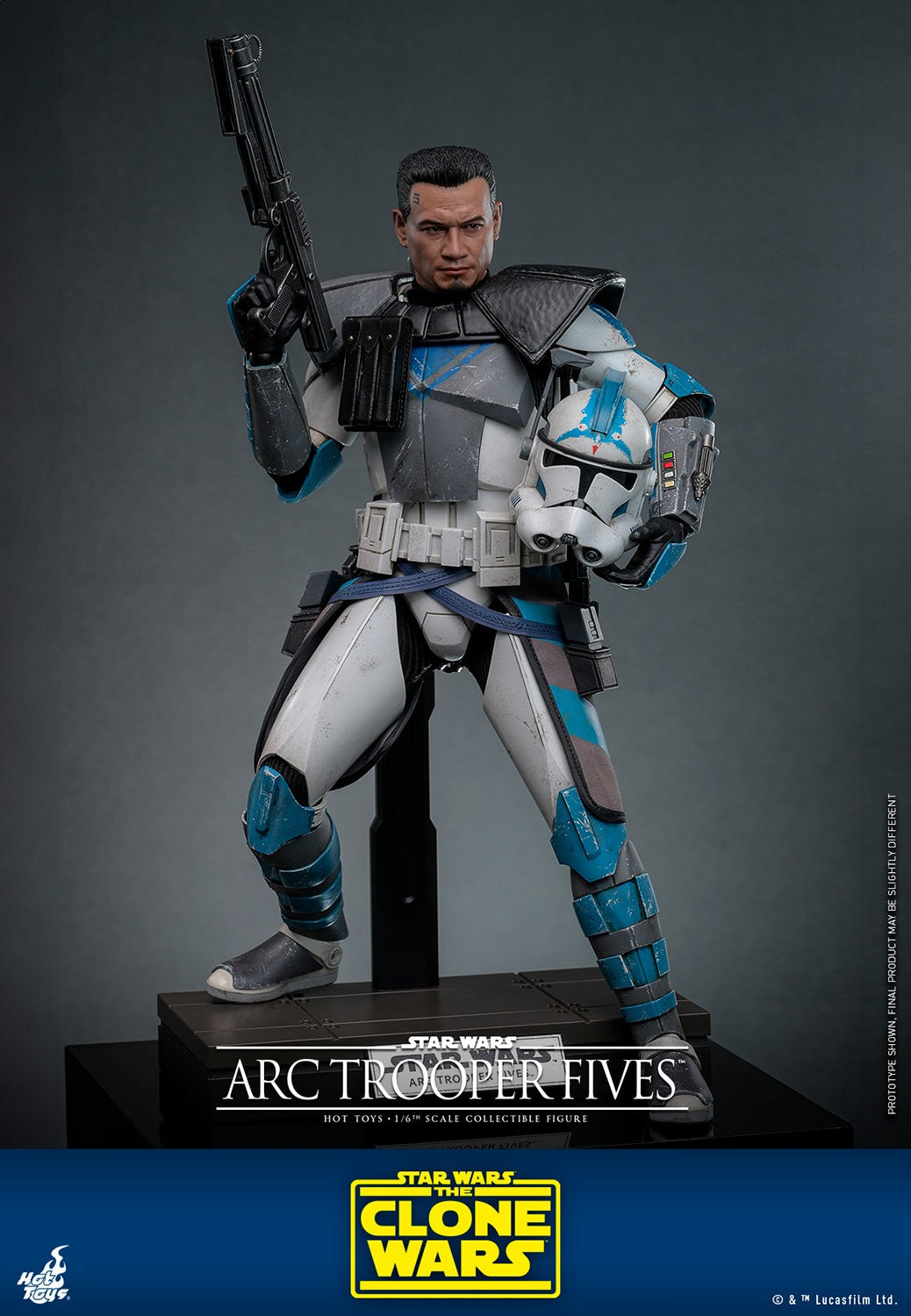 Hot Toys TMS132 Star Wars The Clone Wars [Arc Trooper Fives] 1/6 Scale Collectible Figure