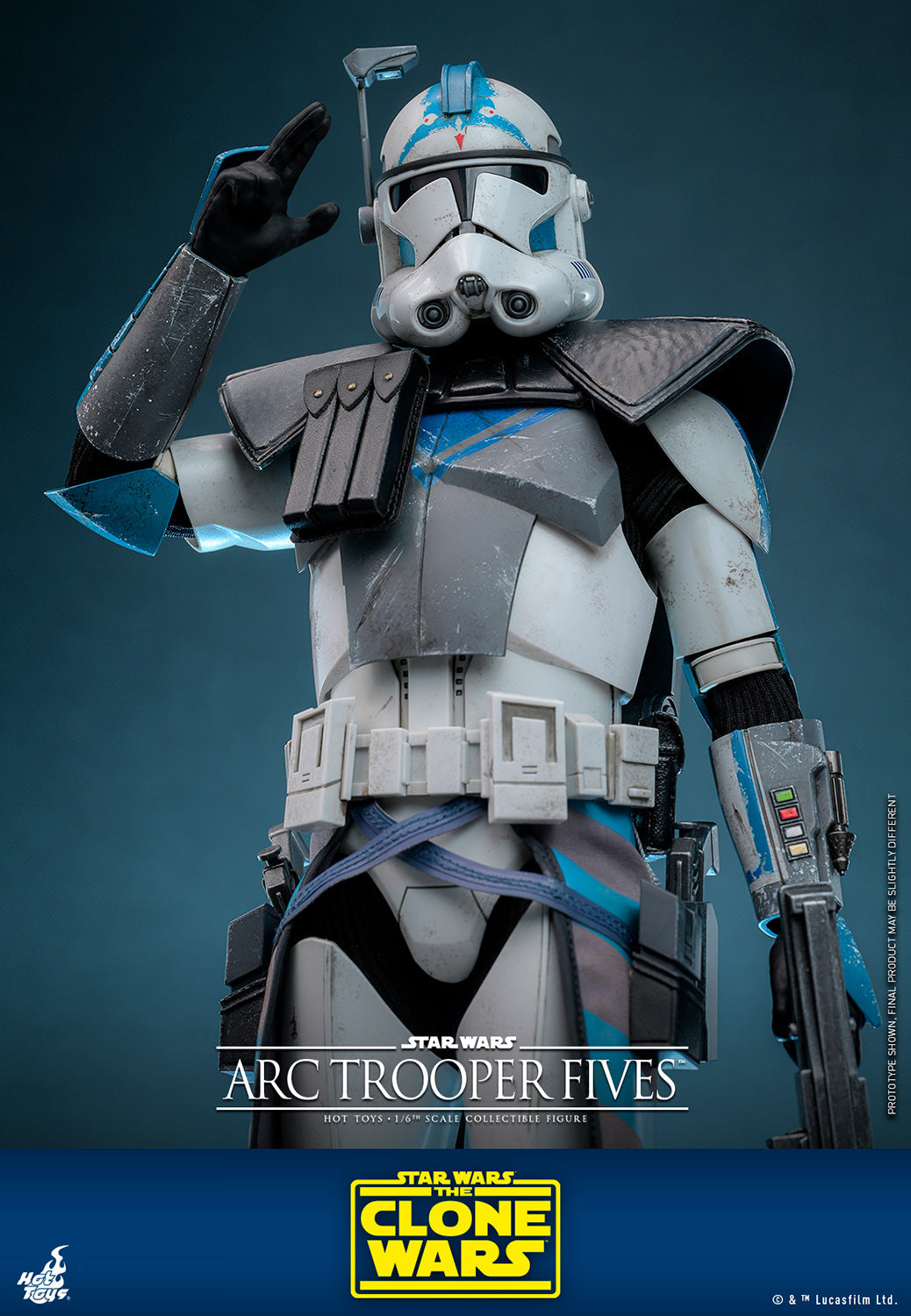 Hot Toys TMS132 Star Wars The Clone Wars [Arc Trooper Fives] 1/6 Scale Collectible Figure