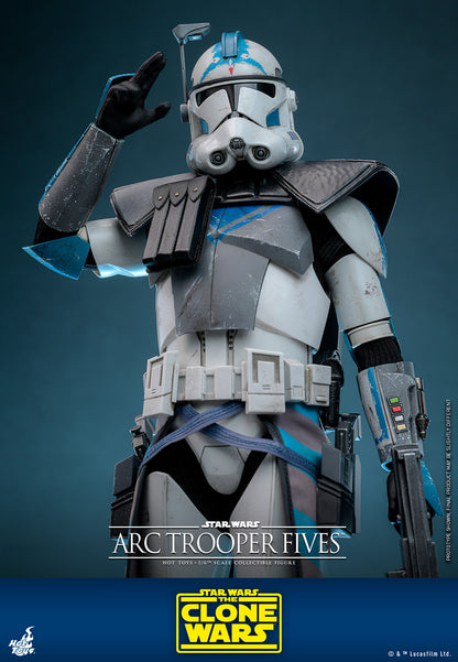 Hot Toys TMS132 Star Wars The Clone Wars [Arc Trooper Fives] 1/6 Scale Collectible Figure