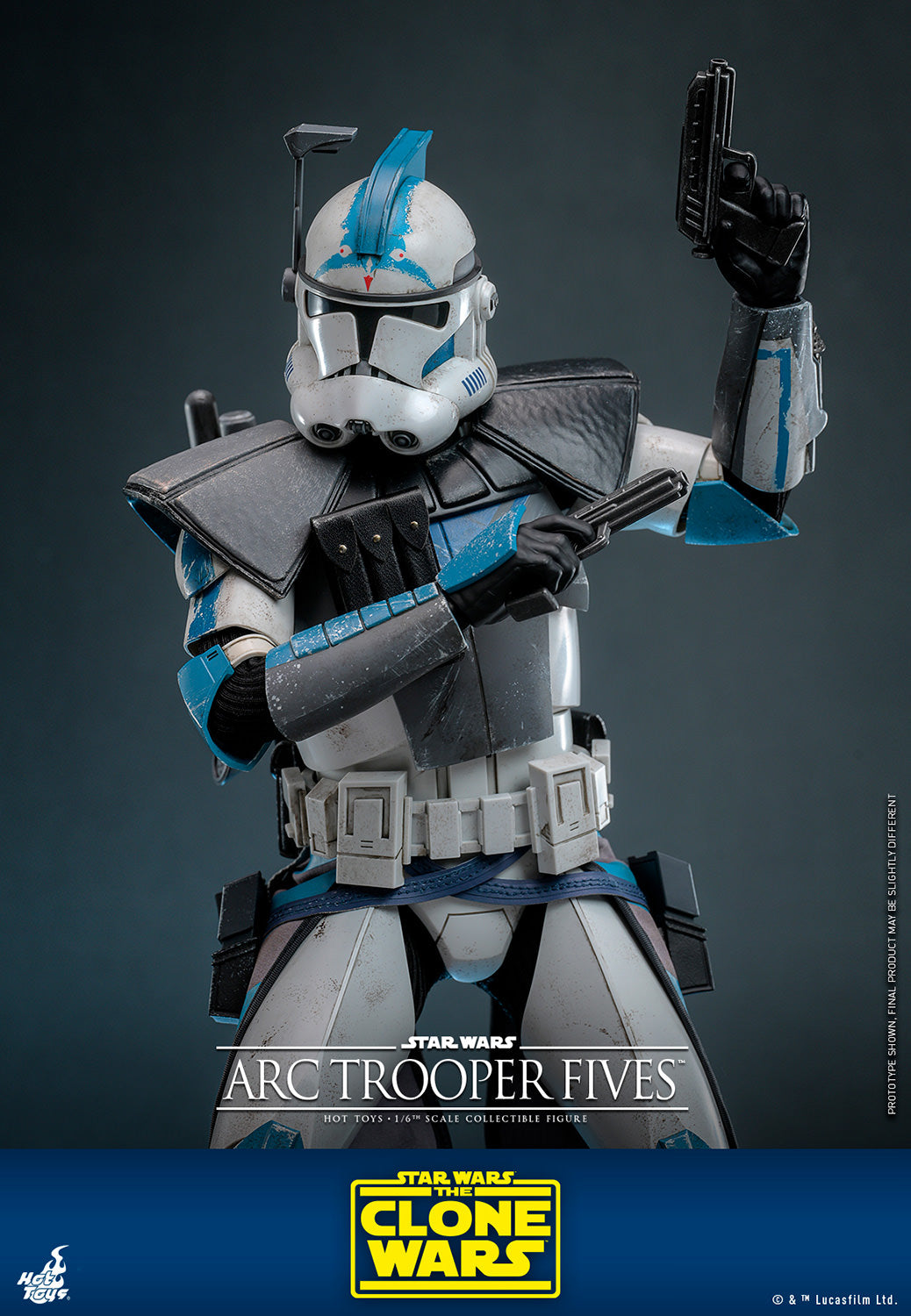Hot Toys TMS132 Star Wars The Clone Wars [Arc Trooper Fives] 1/6 Scale Collectible Figure