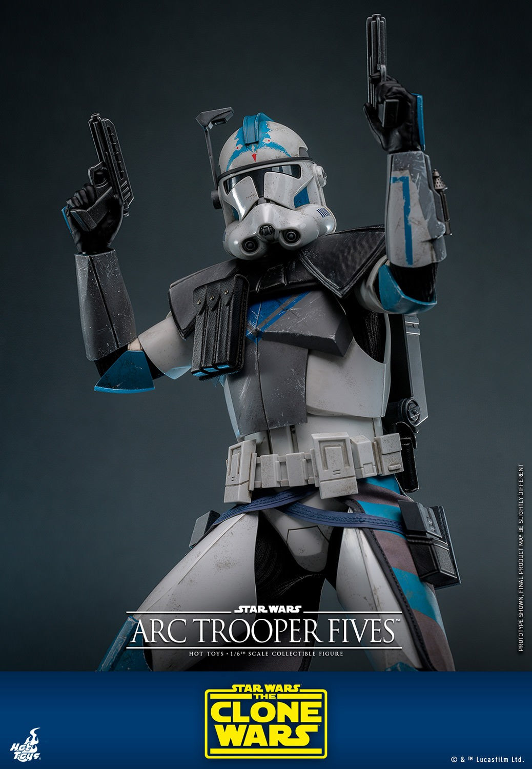 Hot Toys TMS132 Star Wars The Clone Wars [Arc Trooper Fives] 1/6 Scale Collectible Figure