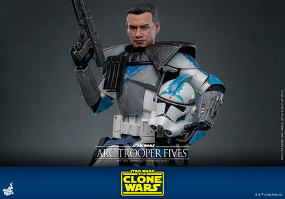 Hot Toys TMS132 Star Wars The Clone Wars [Arc Trooper Fives] 1/6 Scale Collectible Figure