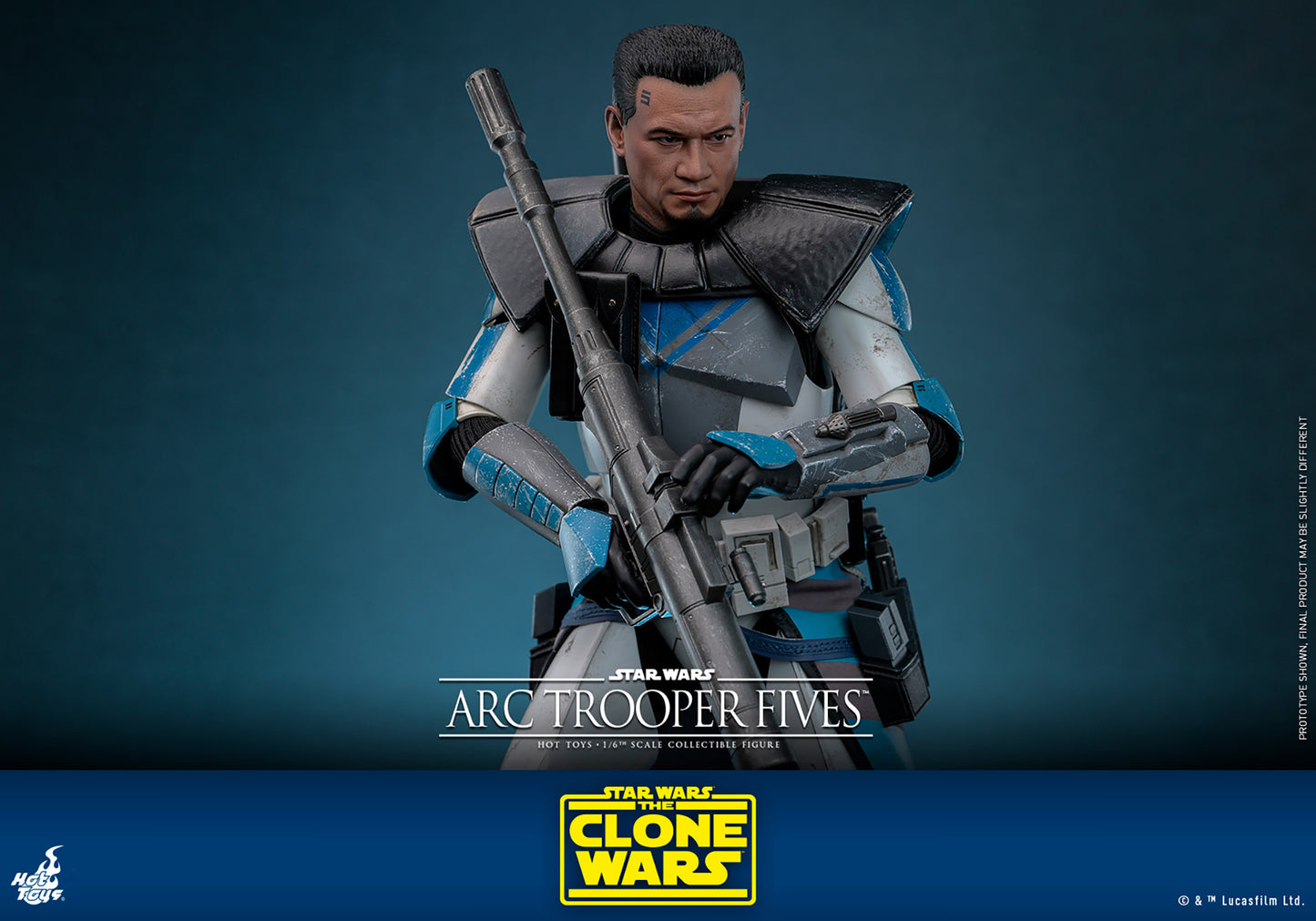 Hot Toys TMS132 Star Wars The Clone Wars [Arc Trooper Fives] 1/6 Scale Collectible Figure