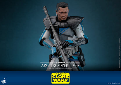 Hot Toys TMS132 Star Wars The Clone Wars [Arc Trooper Fives] 1/6 Scale Collectible Figure