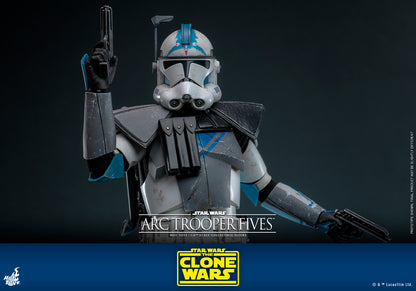 Hot Toys TMS132 Star Wars The Clone Wars [Arc Trooper Fives] 1/6 Scale Collectible Figure