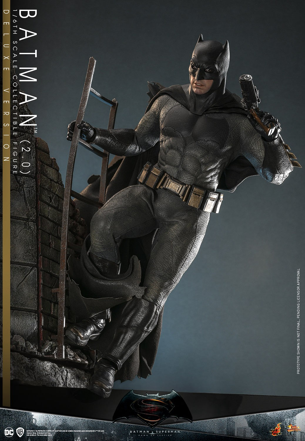 Hot Toys MMS731 Batman v Superman: Dawn of Justice [Batman (2.0)] (Regular Version) 1/6th Scale Collectible Figure