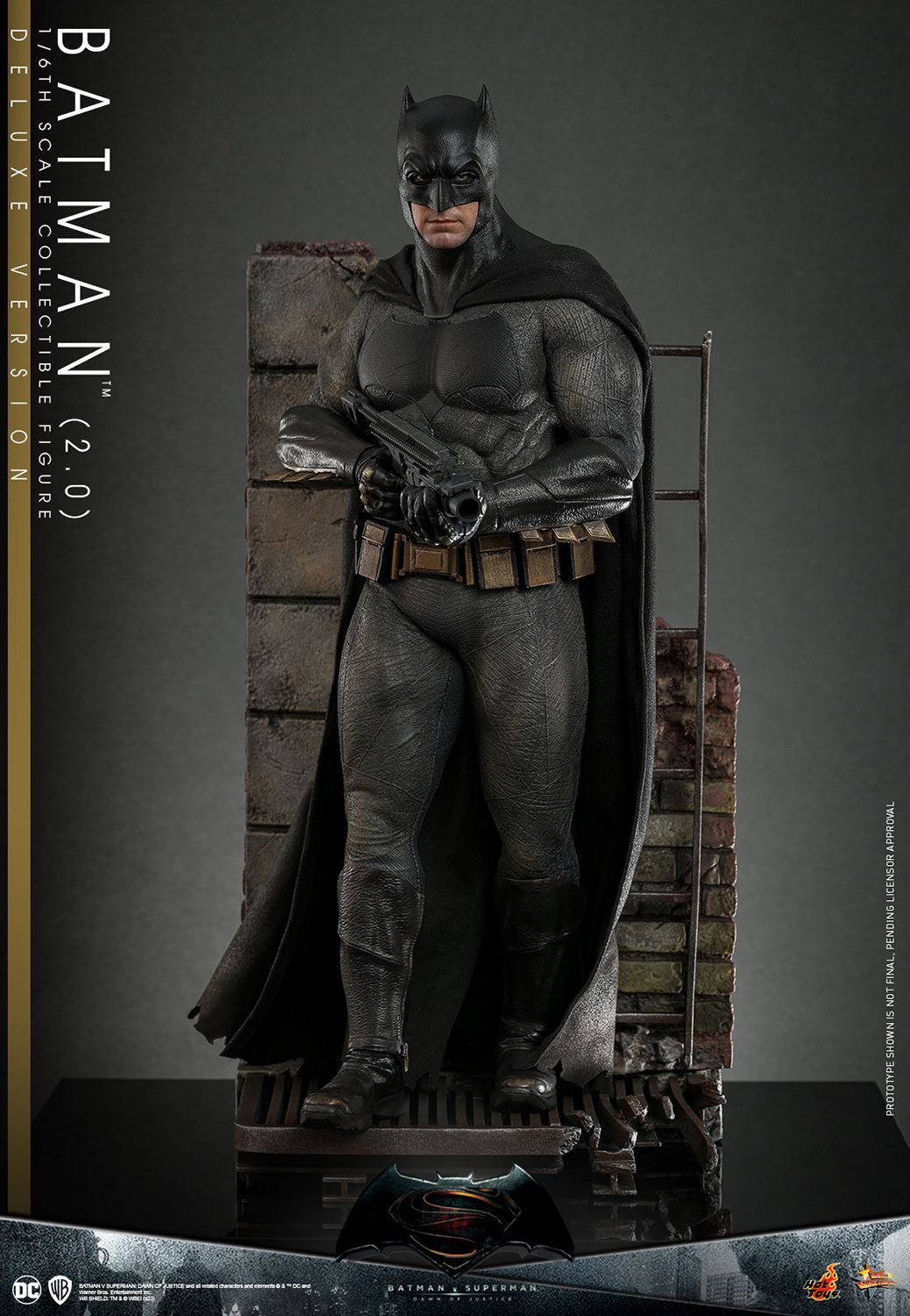 Hot Toys MMS731 Batman v Superman: Dawn of Justice [Batman (2.0)] (Regular Version) 1/6th Scale Collectible Figure