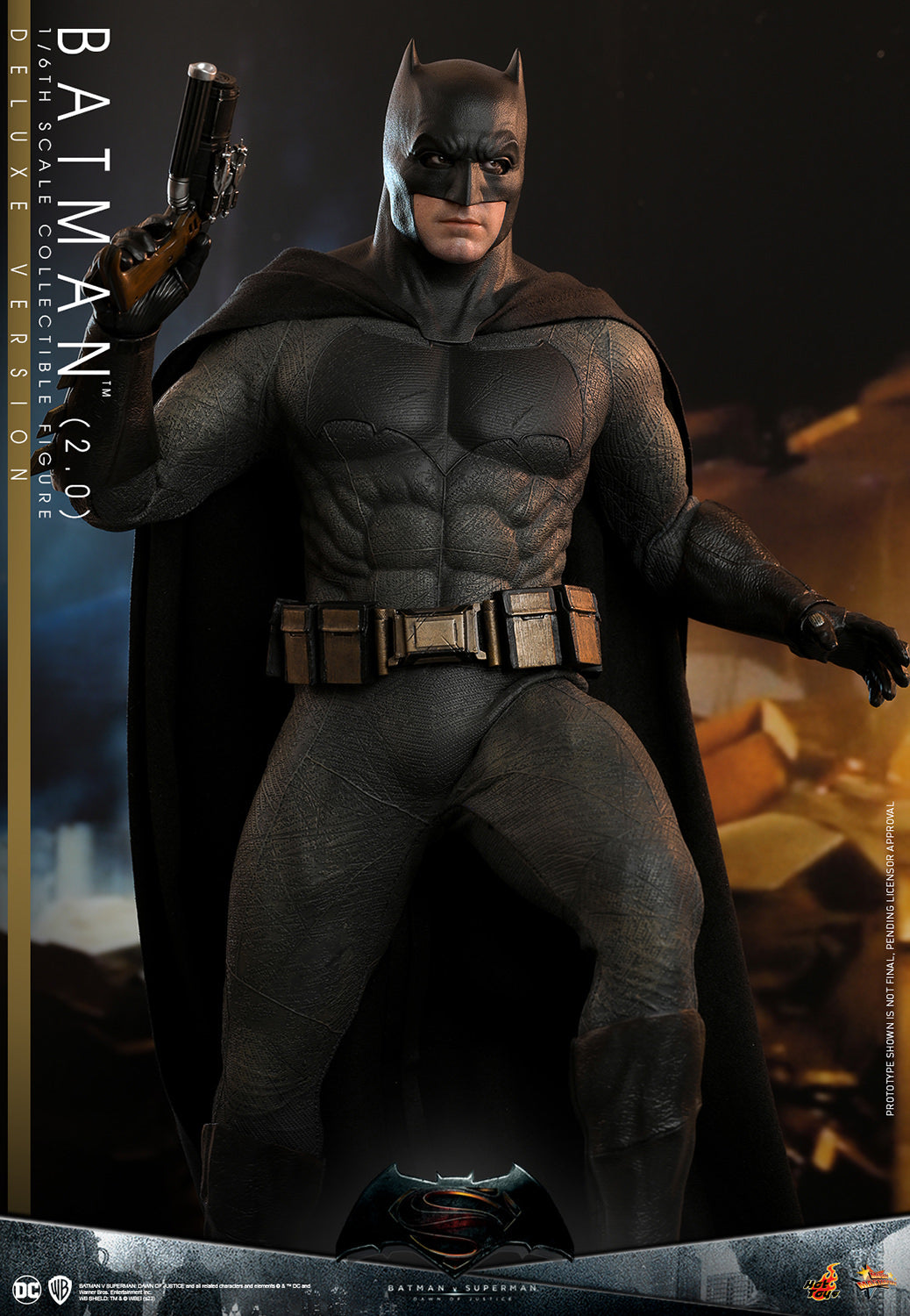 Hot Toys MMS731 Batman v Superman: Dawn of Justice [Batman (2.0)] (Regular Version) 1/6th Scale Collectible Figure