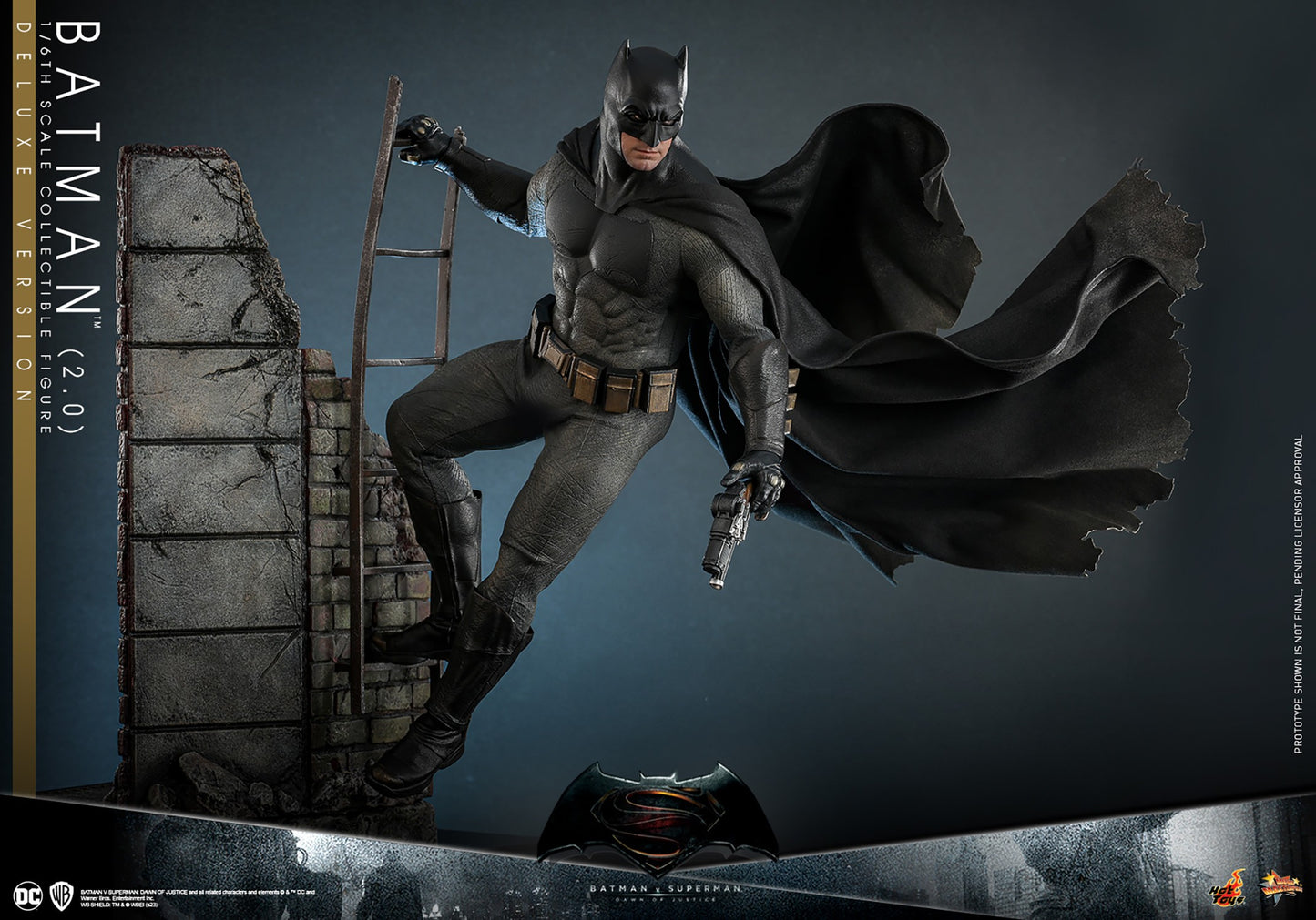 Hot Toys MMS731 Batman v Superman: Dawn of Justice [Batman (2.0)] (Regular Version) 1/6th Scale Collectible Figure