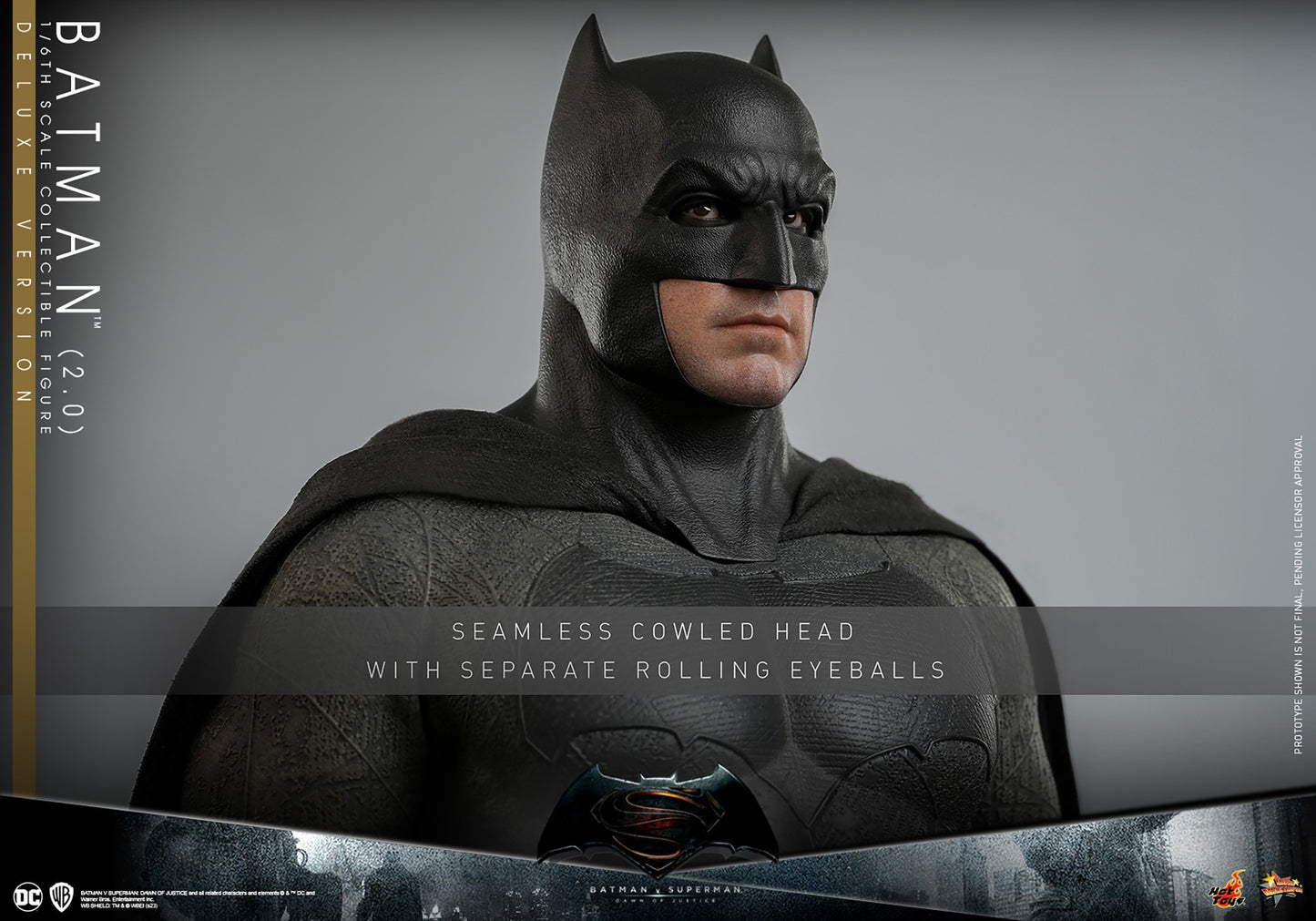 Hot Toys MMS731 Batman v Superman: Dawn of Justice [Batman (2.0)] (Regular Version) 1/6th Scale Collectible Figure