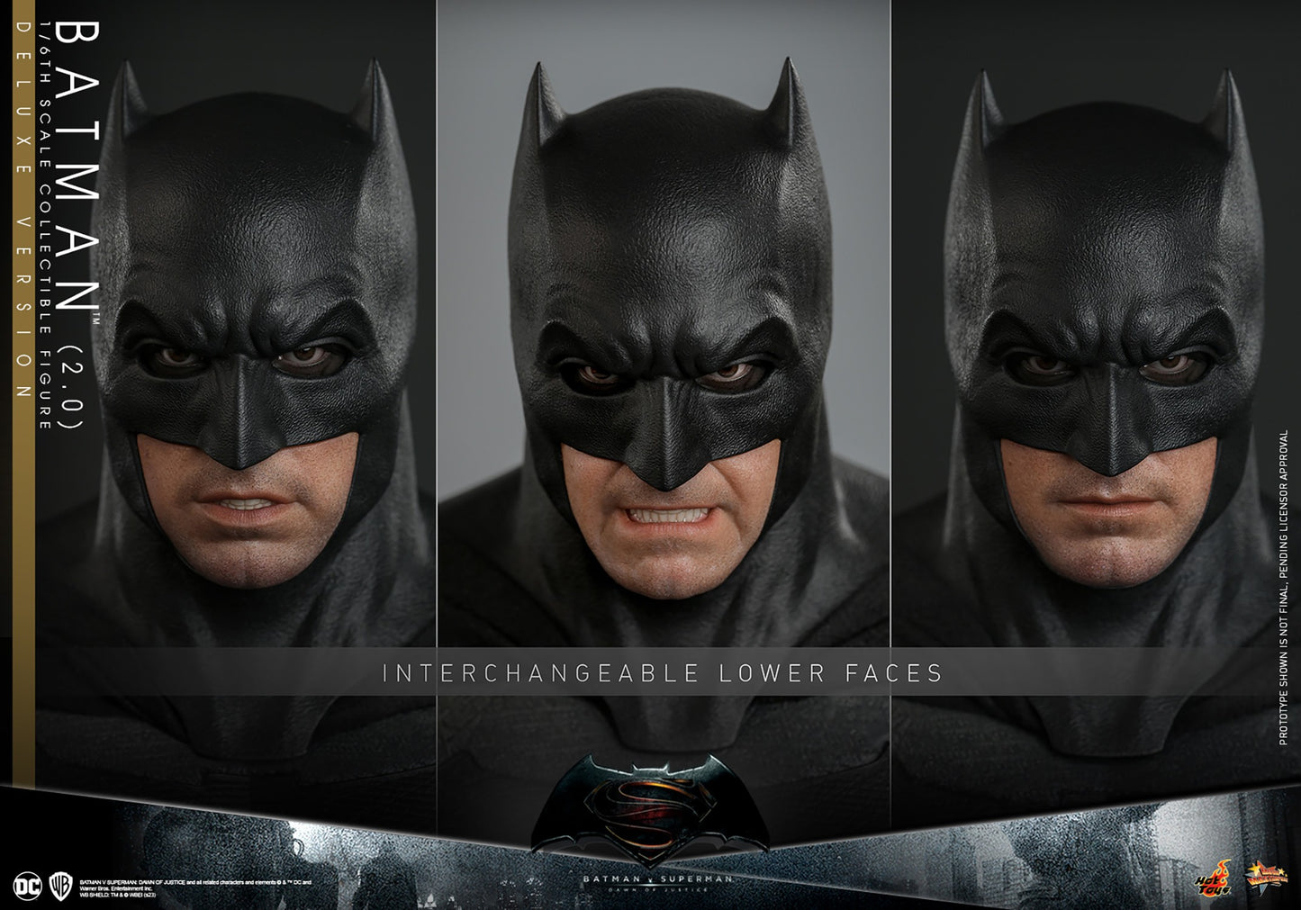 Hot Toys MMS731 Batman v Superman: Dawn of Justice [Batman (2.0)] (Regular Version) 1/6th Scale Collectible Figure