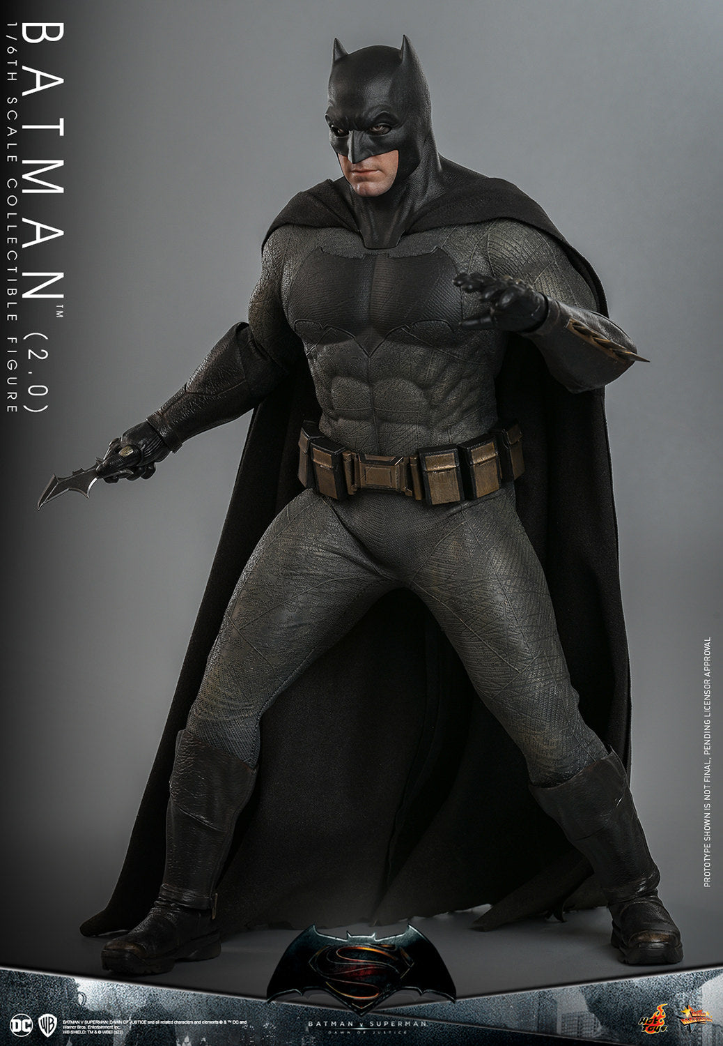 Hot Toys MMS731 Batman v Superman: Dawn of Justice [Batman (2.0)] (Regular Version) 1/6th Scale Collectible Figure