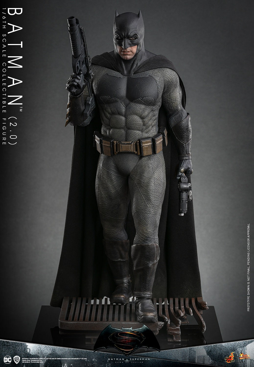 Hot Toys MMS731 Batman v Superman: Dawn of Justice [Batman (2.0)] (Regular Version) 1/6th Scale Collectible Figure