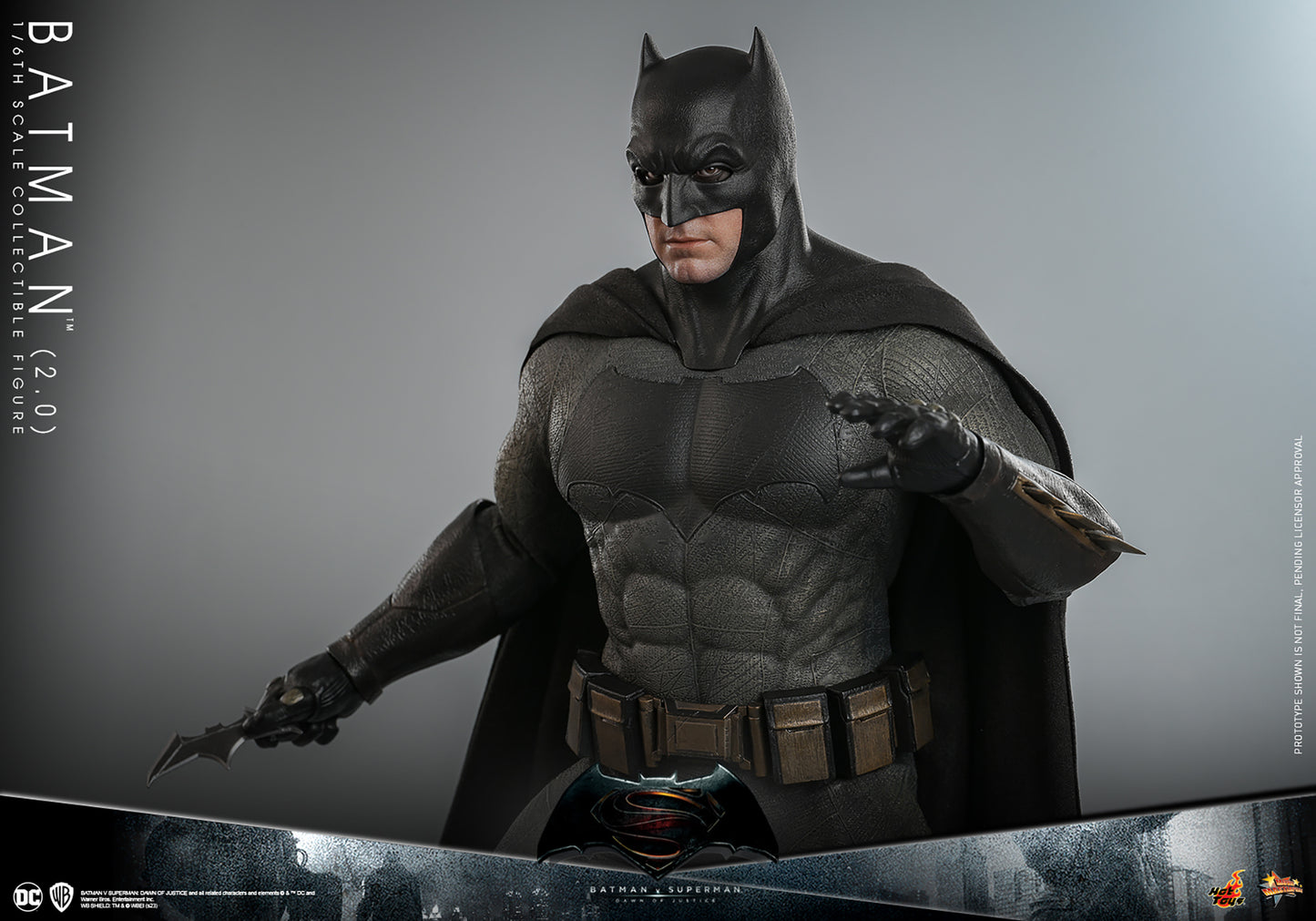 Hot Toys MMS731 Batman v Superman: Dawn of Justice [Batman (2.0)] (Regular Version) 1/6th Scale Collectible Figure