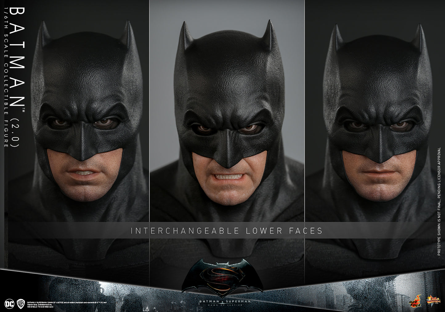 Hot Toys MMS731 Batman v Superman: Dawn of Justice [Batman (2.0)] (Regular Version) 1/6th Scale Collectible Figure