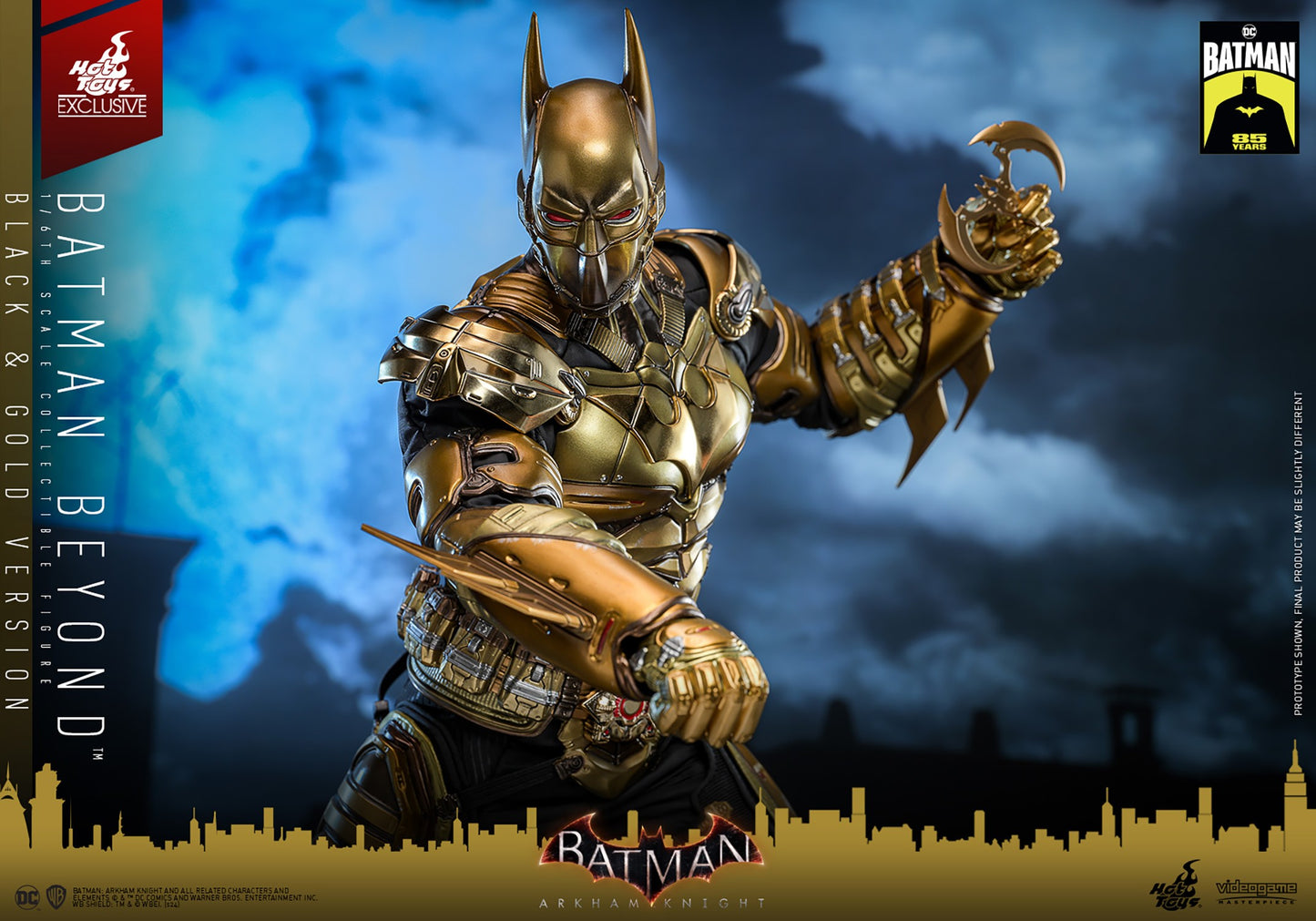 Hot Toys VGM64 Batman Arkham Knight [Batman Beyond] (Black & Gold Version) 1/6th scale Collectible Figure (Exclusive Limited Edition)