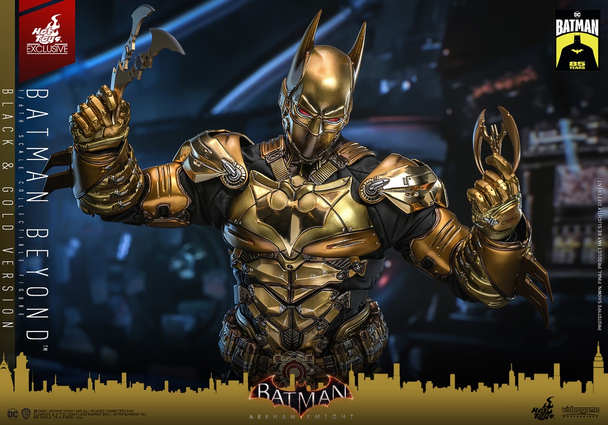 Hot Toys VGM64 Batman Arkham Knight [Batman Beyond] (Black & Gold Version) 1/6th scale Collectible Figure (Exclusive Limited Edition)