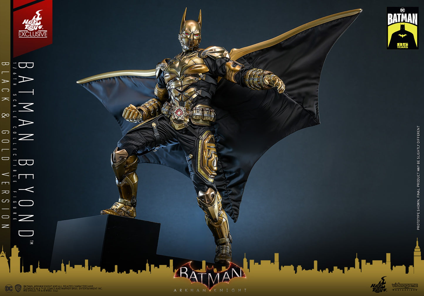 Hot Toys VGM64 Batman Arkham Knight [Batman Beyond] (Black & Gold Version) 1/6th scale Collectible Figure (Exclusive Limited Edition)