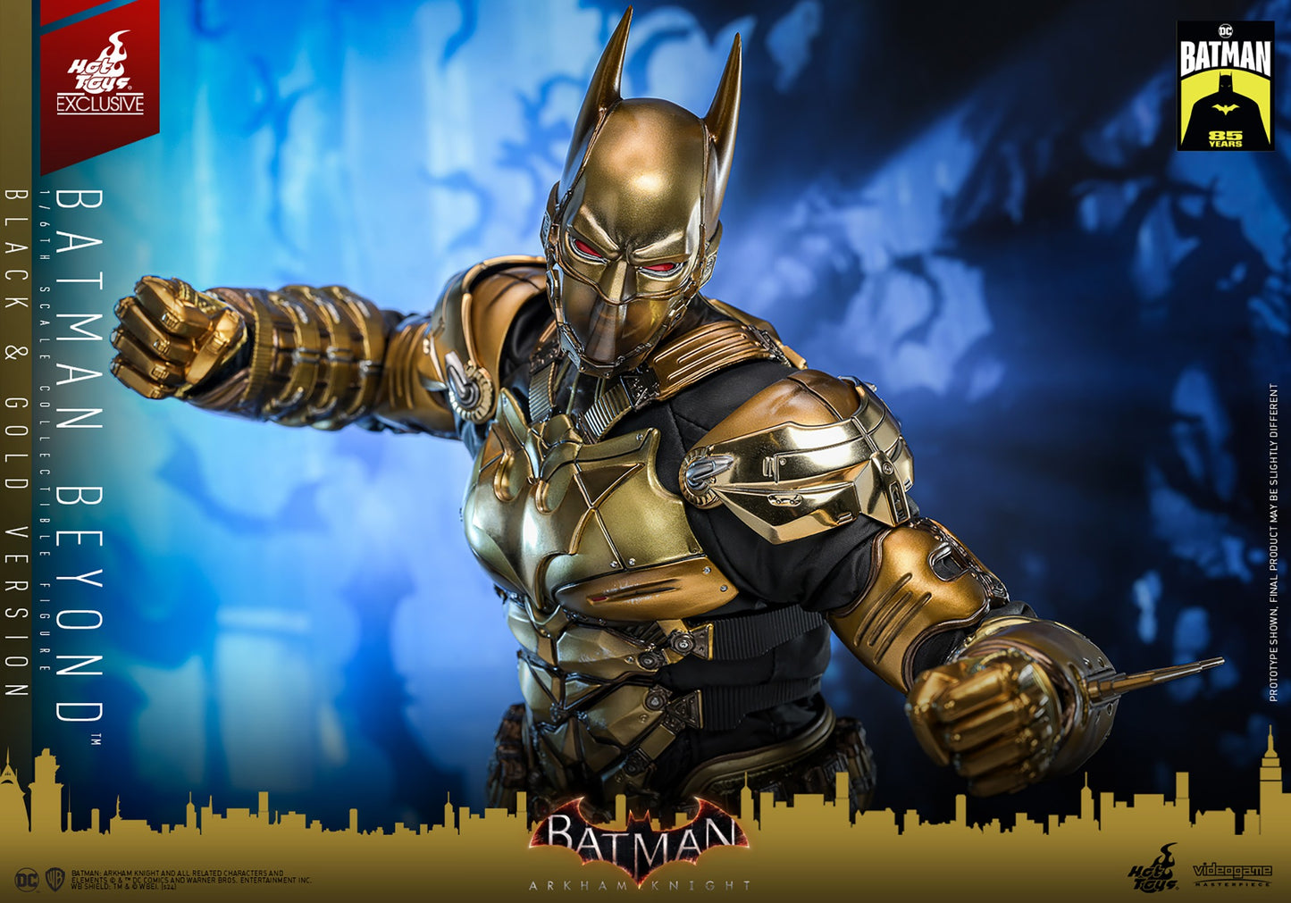 Hot Toys VGM64 Batman Arkham Knight [Batman Beyond] (Black & Gold Version) 1/6th scale Collectible Figure (Exclusive Limited Edition)