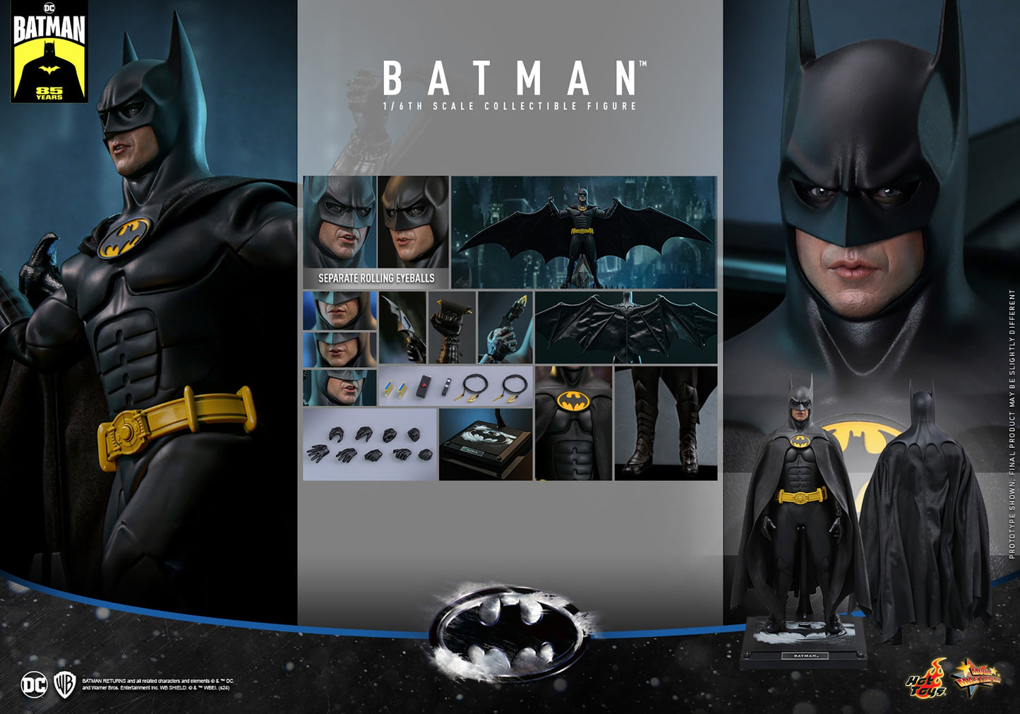 (Preorder) Hot Toys MMS769 Batman Returns [Batman] (Regular Version) 1/6 Scale Collectible Figure
