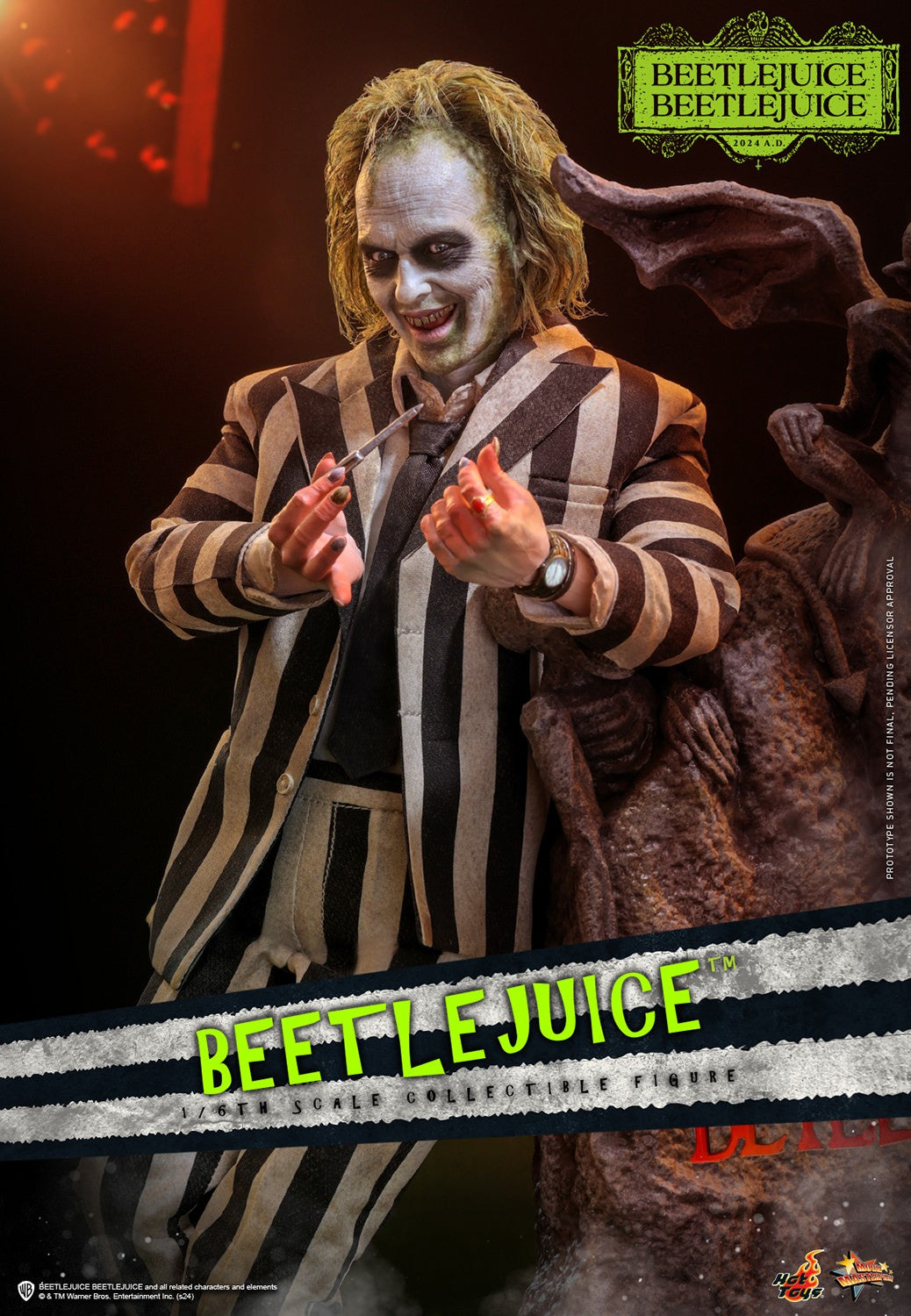 (Preorder) Hot Toys MMS767 Beetlejuice [Beetlejuice] 1/6 Scale Collectible Figure