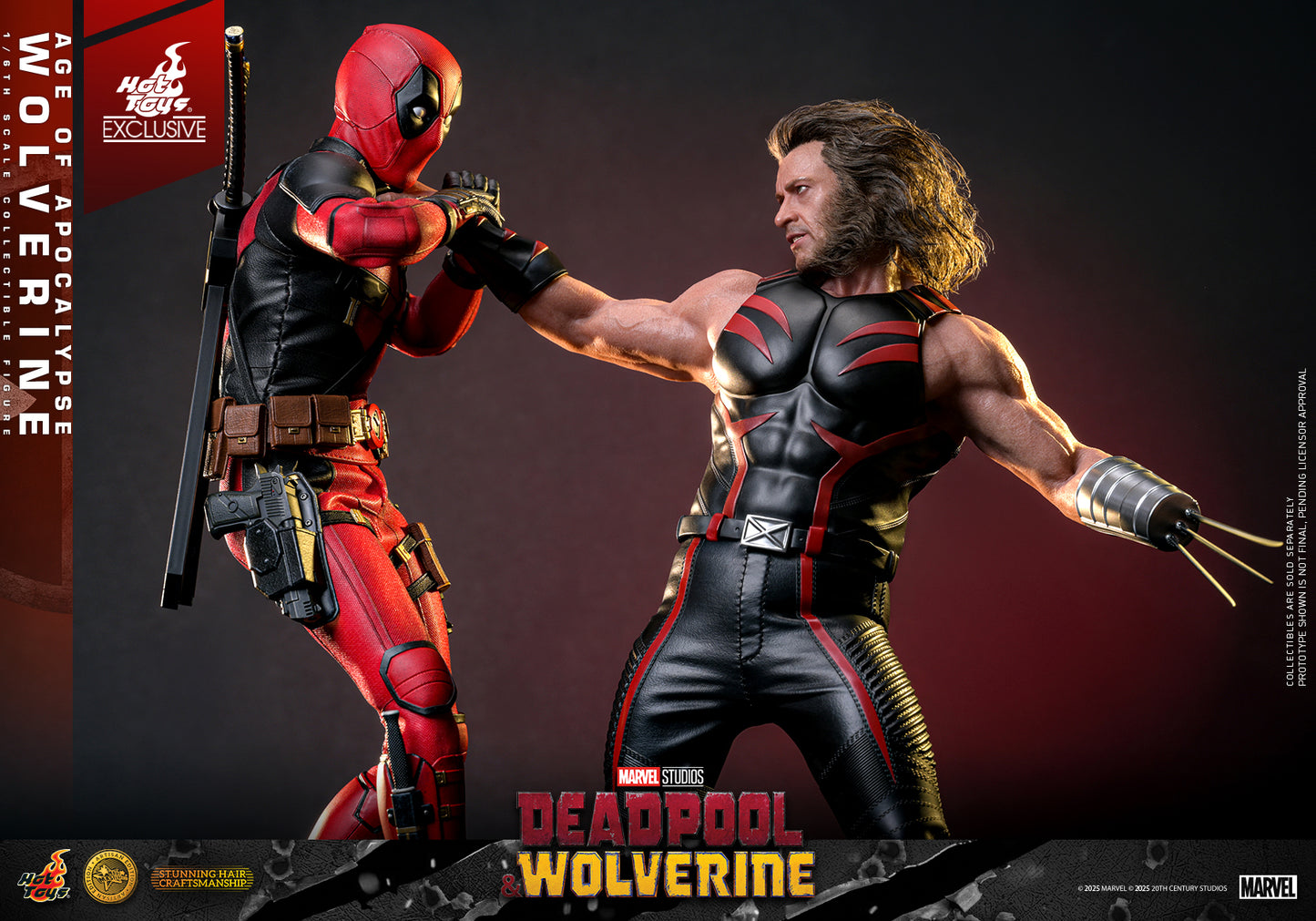 (Preorder) Hot Toys MMS819AE Deadpool & Wolverine [Age of Apocalypse Wolverine] (Artisan Edition) 1/6 Scale Collectible Figure