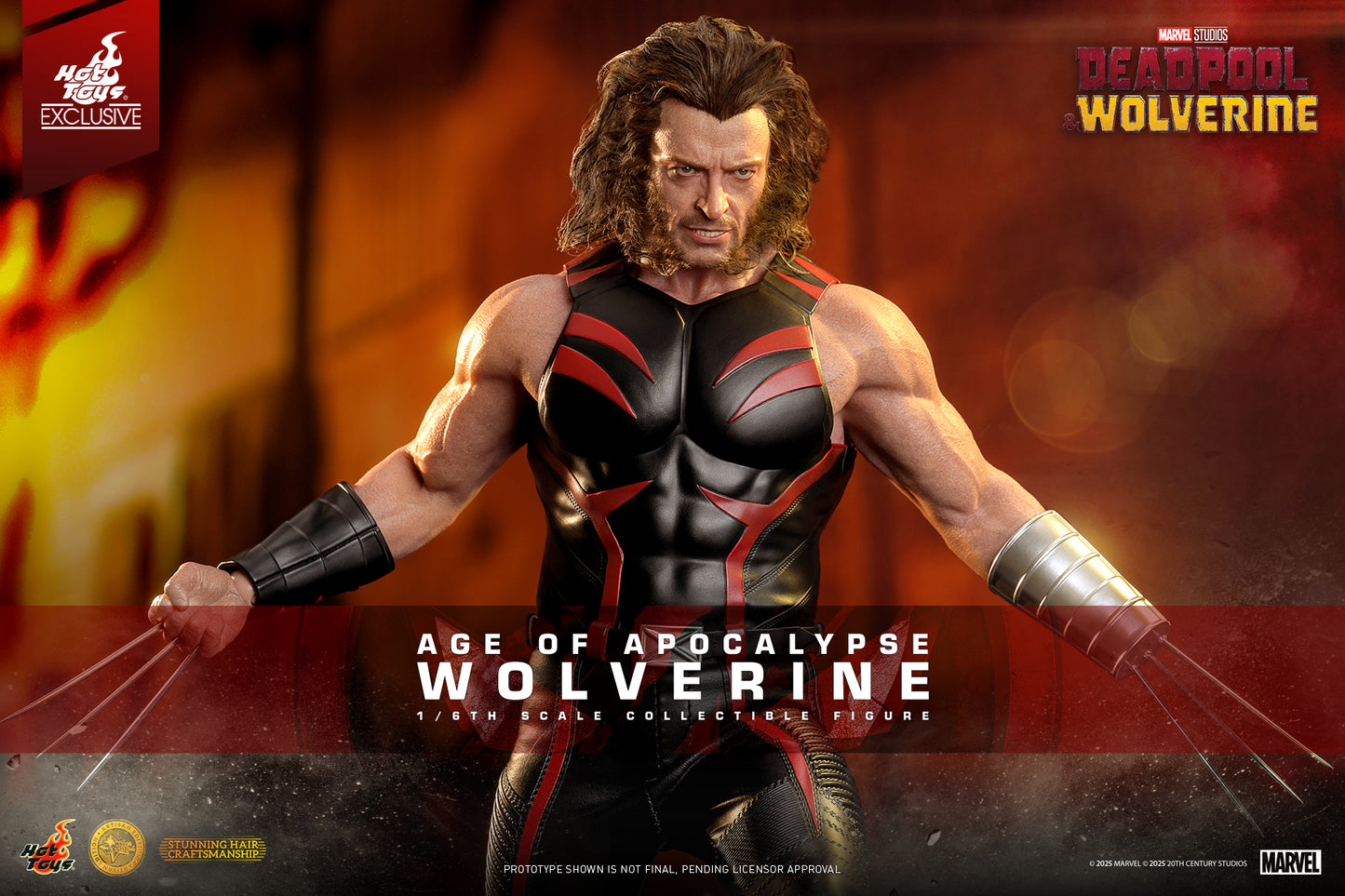 (Preorder) Hot Toys MMS819AE Deadpool & Wolverine [Age of Apocalypse Wolverine] (Artisan Edition) 1/6 Scale Collectible Figure