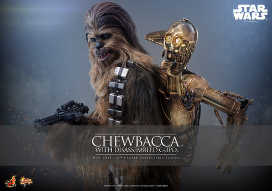 (Preorder) Hot Toys MMS766 Star Wars: Episode V The Empire Strikes Back [Chewbacca with Disassembled C3PO] 1/6 Scale Collectible Figure