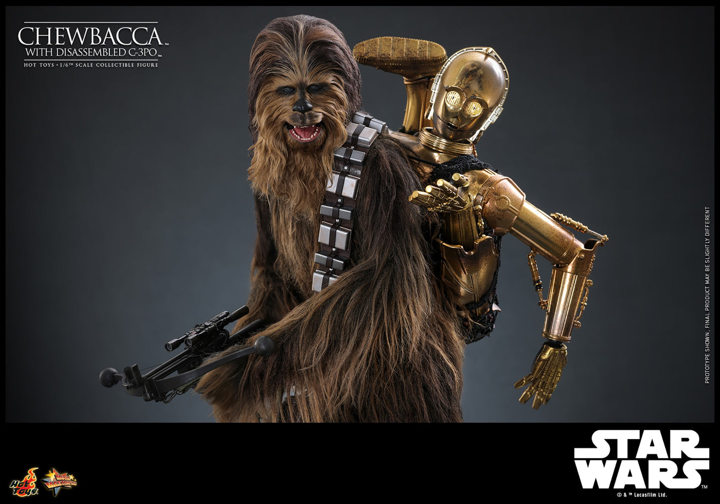 (Preorder) Hot Toys MMS766 Star Wars: Episode V The Empire Strikes Back [Chewbacca with Disassembled C3PO] 1/6 Scale Collectible Figure