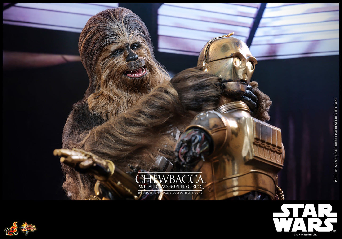 (Preorder) Hot Toys MMS766 Star Wars: Episode V The Empire Strikes Back [Chewbacca with Disassembled C3PO] 1/6 Scale Collectible Figure