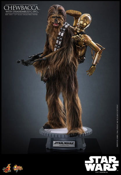 (Preorder) Hot Toys MMS766 Star Wars: Episode V The Empire Strikes Back [Chewbacca with Disassembled C3PO] 1/6 Scale Collectible Figure