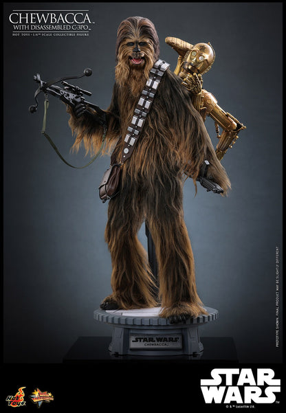 (Preorder) Hot Toys MMS766 Star Wars: Episode V The Empire Strikes Back [Chewbacca with Disassembled C3PO] 1/6 Scale Collectible Figure