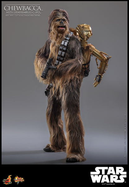 (Preorder) Hot Toys MMS766 Star Wars: Episode V The Empire Strikes Back [Chewbacca with Disassembled C3PO] 1/6 Scale Collectible Figure