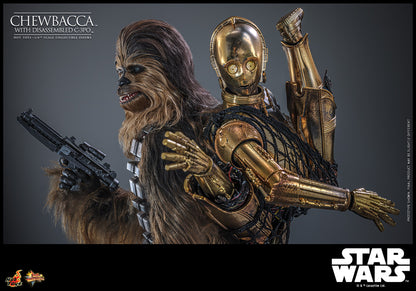 (Preorder) Hot Toys MMS766 Star Wars: Episode V The Empire Strikes Back [Chewbacca with Disassembled C3PO] 1/6 Scale Collectible Figure