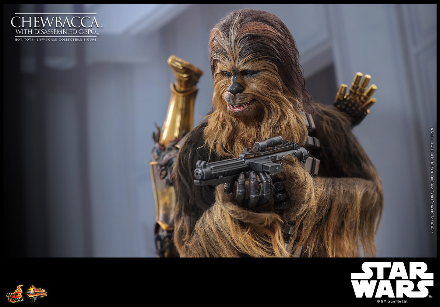 (Preorder) Hot Toys MMS766 Star Wars: Episode V The Empire Strikes Back [Chewbacca with Disassembled C3PO] 1/6 Scale Collectible Figure