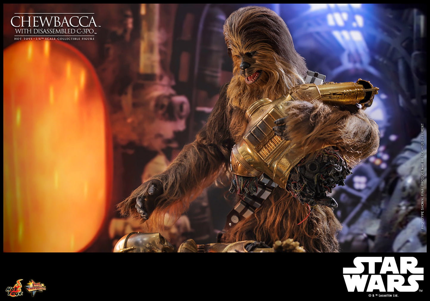 (Preorder) Hot Toys MMS766 Star Wars: Episode V The Empire Strikes Back [Chewbacca with Disassembled C3PO] 1/6 Scale Collectible Figure
