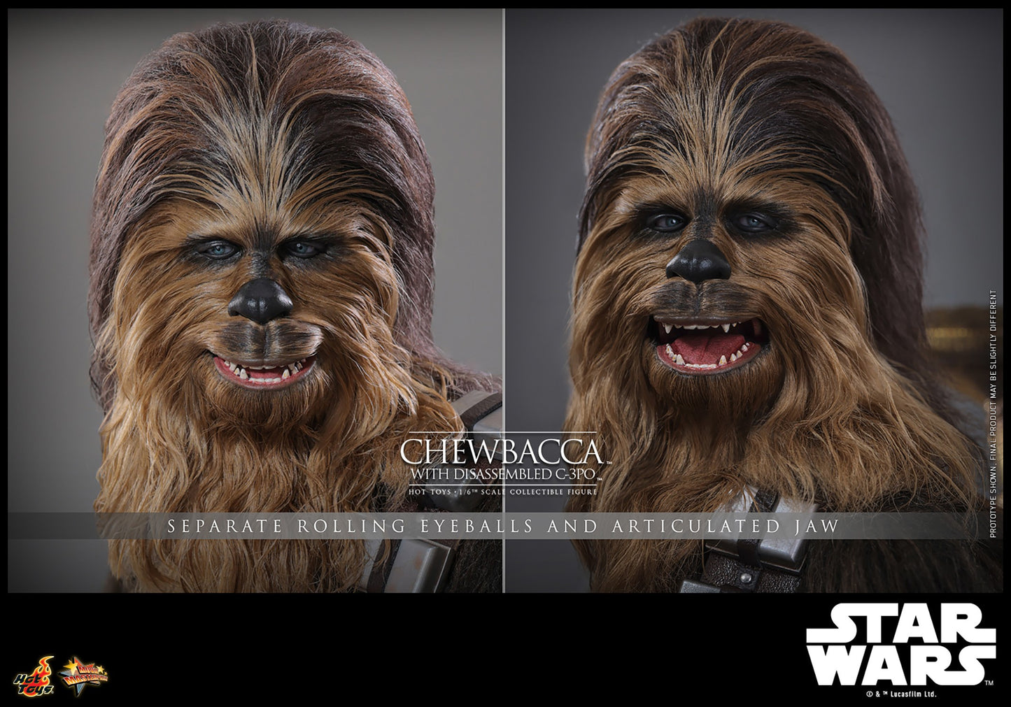 (Preorder) Hot Toys MMS766 Star Wars: Episode V The Empire Strikes Back [Chewbacca with Disassembled C3PO] 1/6 Scale Collectible Figure