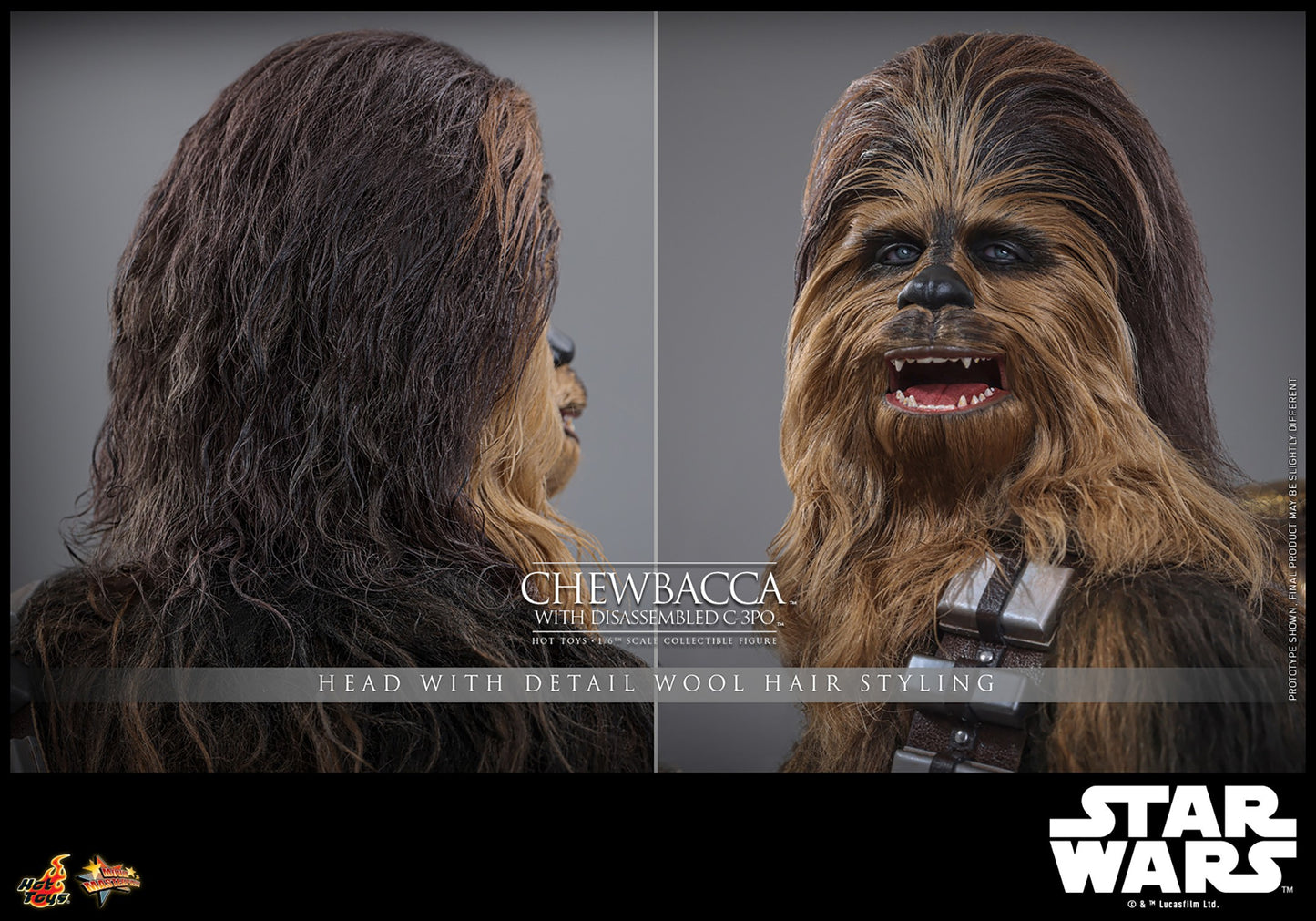 (Preorder) Hot Toys MMS766 Star Wars: Episode V The Empire Strikes Back [Chewbacca with Disassembled C3PO] 1/6 Scale Collectible Figure