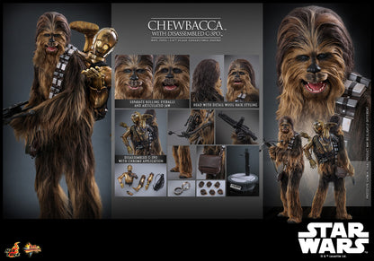(Preorder) Hot Toys MMS766 Star Wars: Episode V The Empire Strikes Back [Chewbacca with Disassembled C3PO] 1/6 Scale Collectible Figure