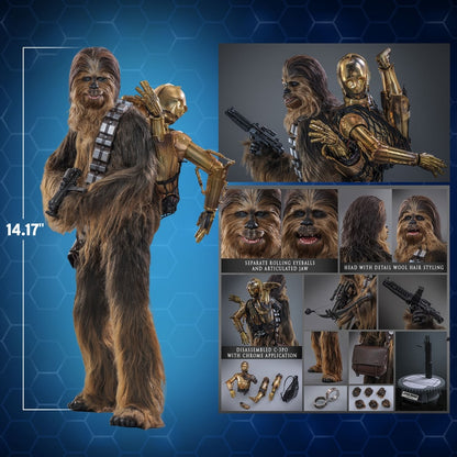(Preorder) Hot Toys MMS766 Star Wars: Episode V The Empire Strikes Back [Chewbacca with Disassembled C3PO] 1/6 Scale Collectible Figure
