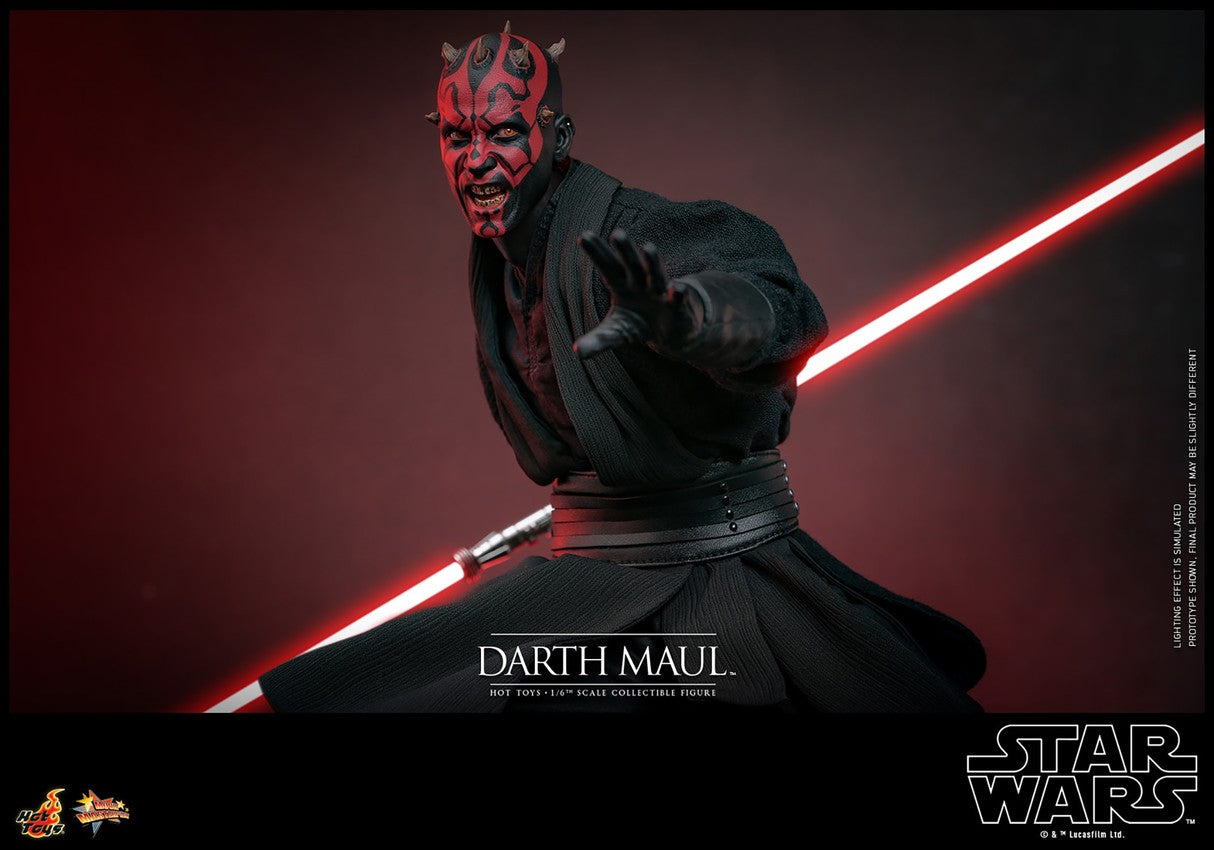 Hot Toys MMS749B Star Wars Episode I [The Phantom Menace Darth Maul with Sith Speeder] 1/6th Scale Collectible Set (Exclusive Edition)