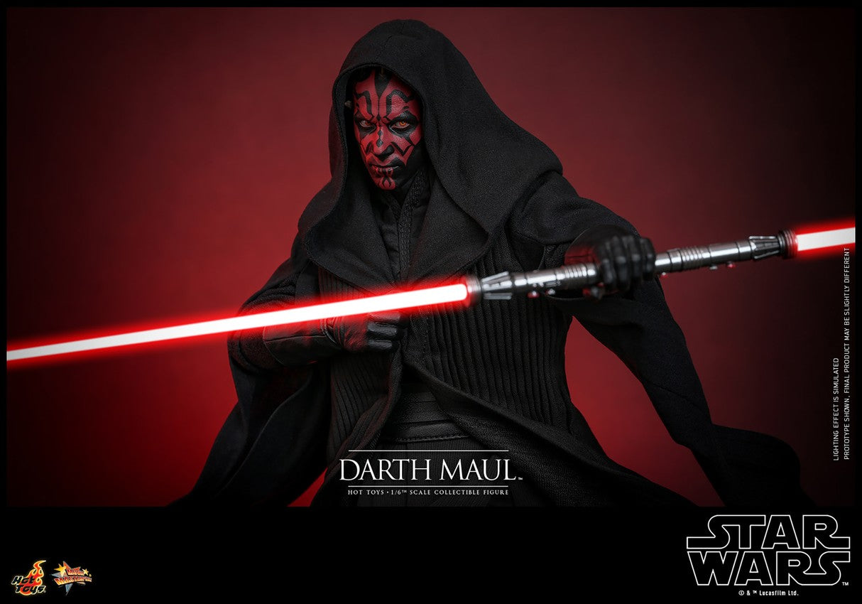 Hot Toys MMS749B Star Wars Episode I [The Phantom Menace Darth Maul with Sith Speeder] 1/6th Scale Collectible Set (Exclusive Edition)