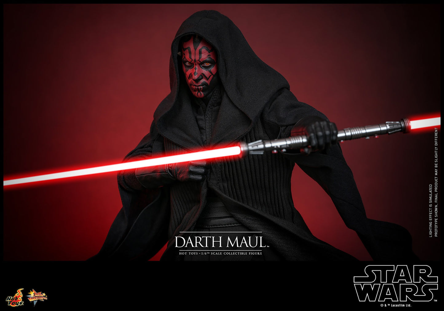 Hot Toys MMS749B Star Wars Episode I [The Phantom Menace Darth Maul with Sith Speeder] 1/6th Scale Collectible Set (Exclusive Edition)