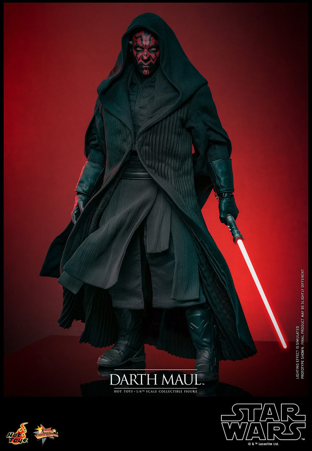 Hot Toys MMS749B Star Wars Episode I [The Phantom Menace Darth Maul with Sith Speeder] 1/6th Scale Collectible Set (Exclusive Edition)