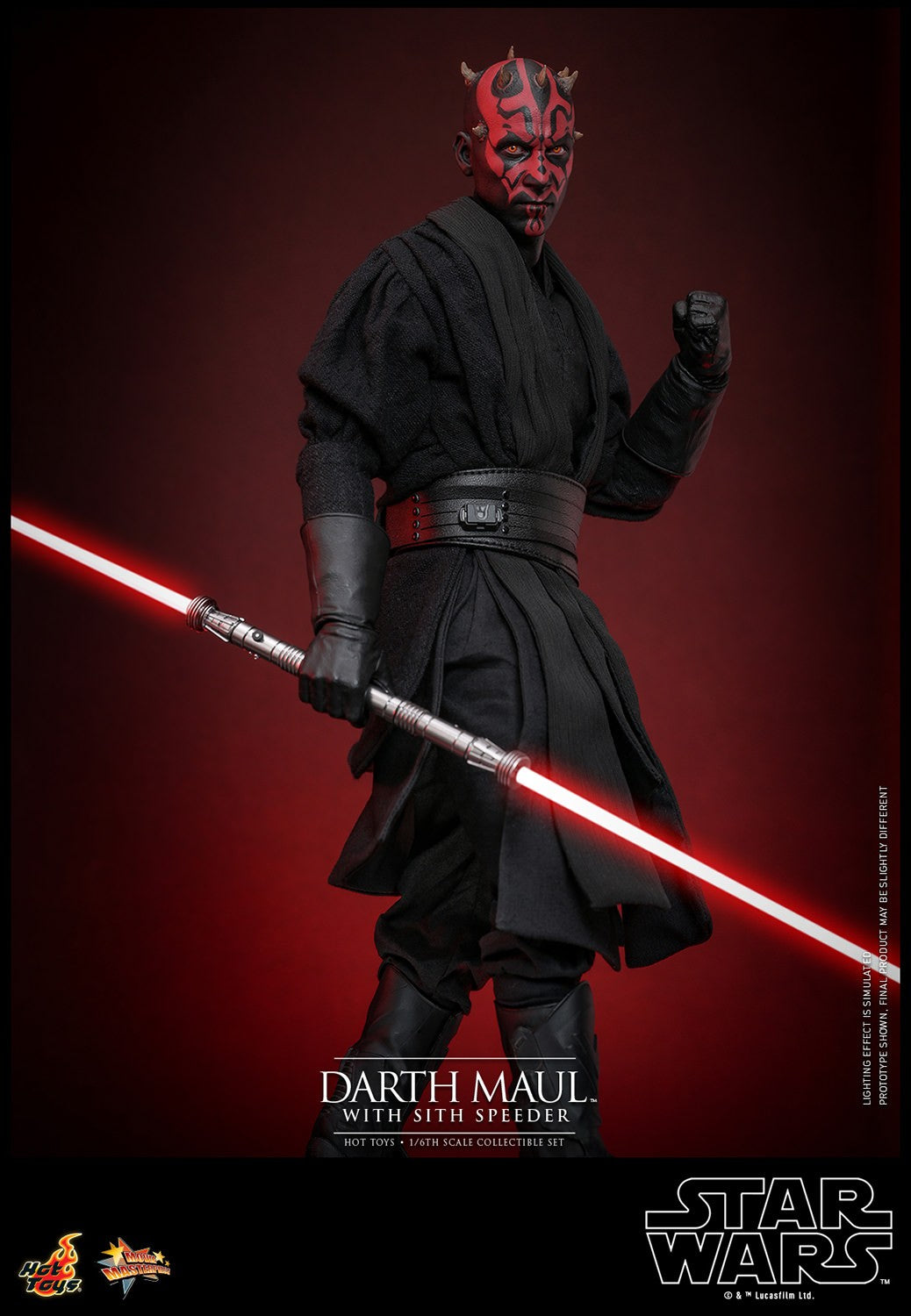 Hot Toys MMS748B Star Wars Episode I [The Phantom Menace Darth Maul] 1/6th Scale Collectible Figure (Exclusive Edition)