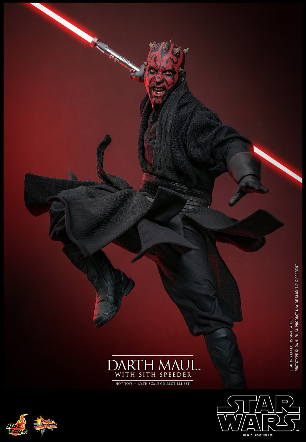 Hot Toys MMS748B Star Wars Episode I [The Phantom Menace Darth Maul] 1/6th Scale Collectible Figure (Exclusive Edition)