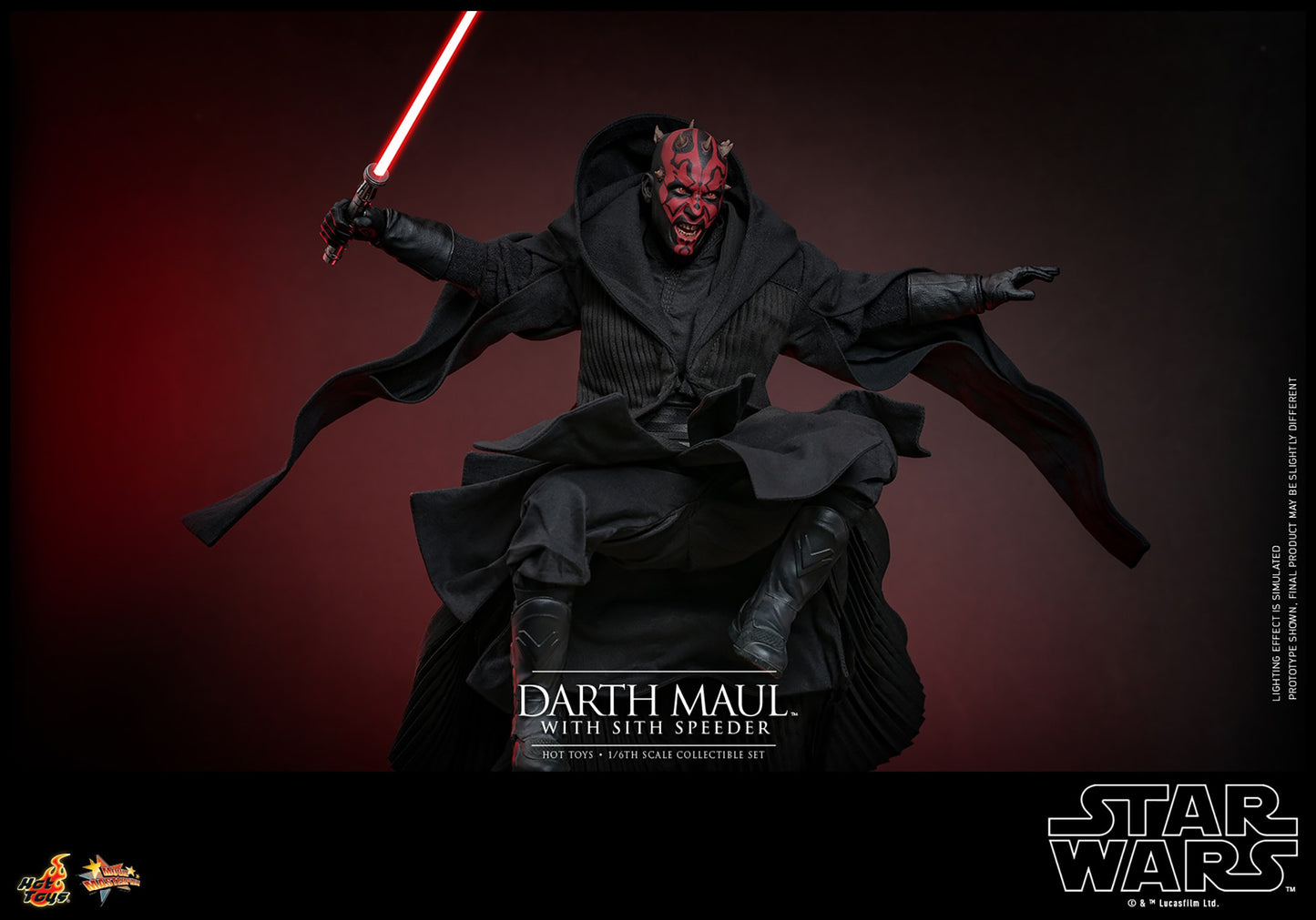 Hot Toys MMS748B Star Wars Episode I [The Phantom Menace Darth Maul] 1/6th Scale Collectible Figure (Exclusive Edition)