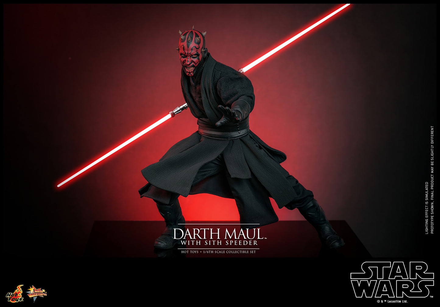 Hot Toys MMS748B Star Wars Episode I [The Phantom Menace Darth Maul] 1/6th Scale Collectible Figure (Exclusive Edition)