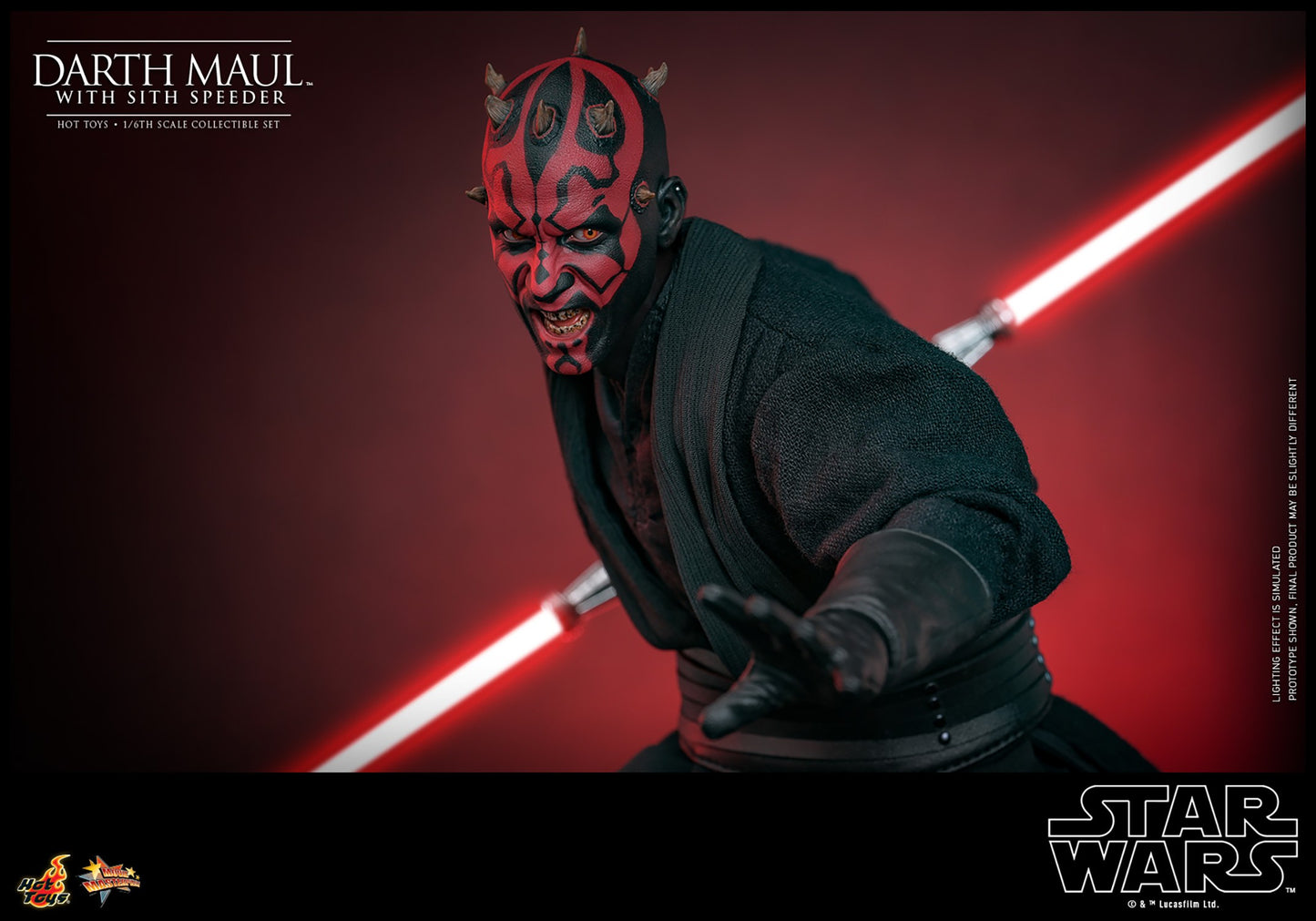 Hot Toys MMS748B Star Wars Episode I [The Phantom Menace Darth Maul] 1/6th Scale Collectible Figure (Exclusive Edition)